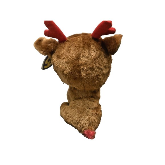 Ty Beanie Boos Comet Rudolph Reindeer Plush Stuffed Animal Stocking Stuffer GIFT - Picture 3 of 4